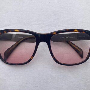 Guess 6760 52Q Women Tortoise Brown Oversized Dark Havana Sunglasses